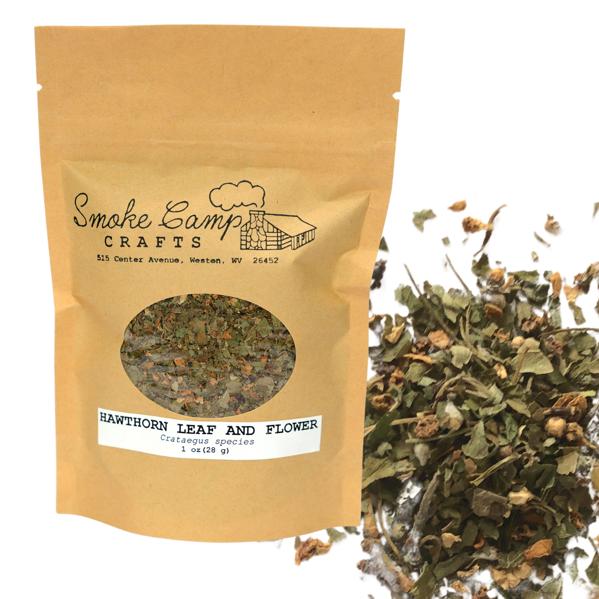 Hawthorn Leaf and Flower, Dried - 1 oz or 4 oz