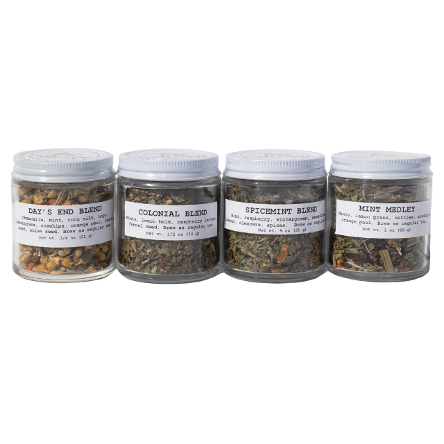Seasonal Sampler of 12 Artisanal Goods | 4 Jams & Jellies, 4 Tea Blends, and 4 Culinary Blends | Chef Gift Set