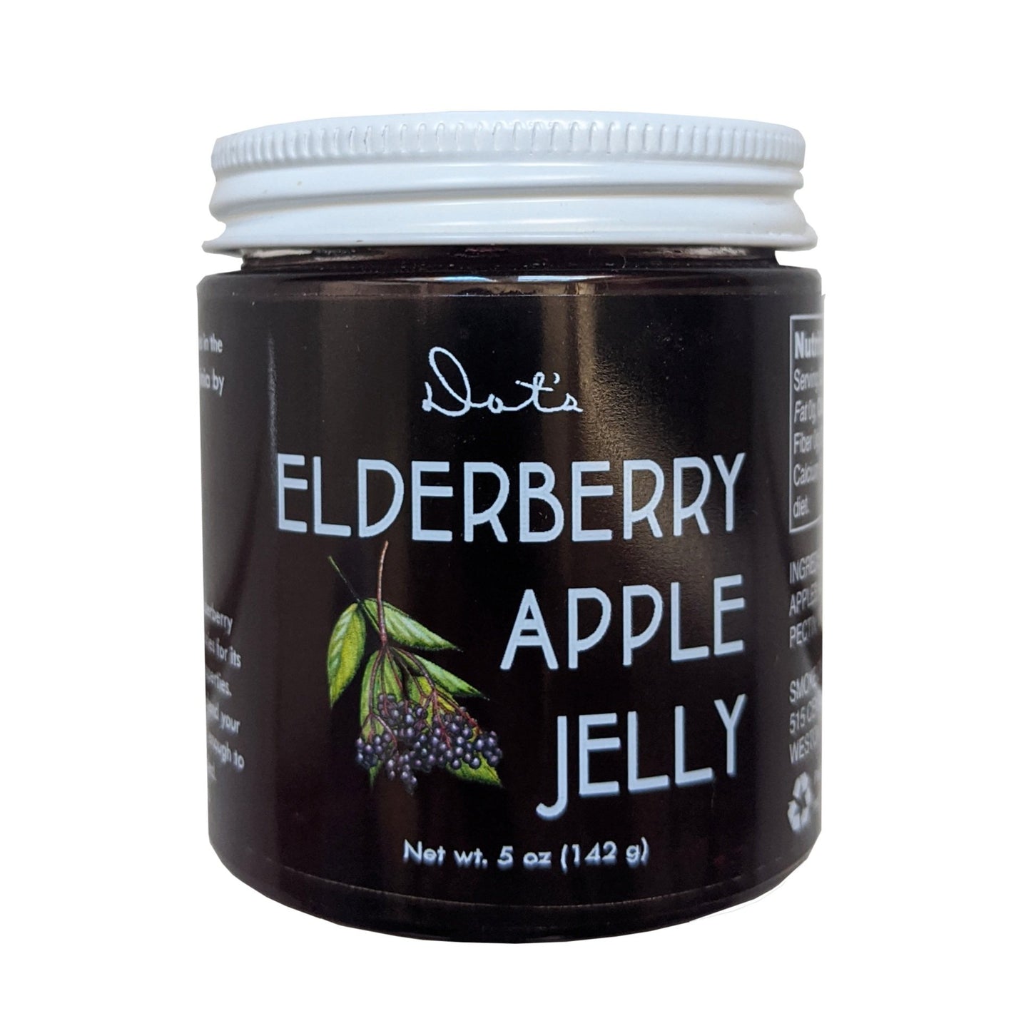 Elderberry Apple Jelly, 5 oz - Tasty Immune System Booster - Sambucus Goodness