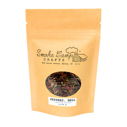 Red and Green Bell Pepper (Capiscum annum) 1 oz Dried Herb - Great for Backpacking and Camping