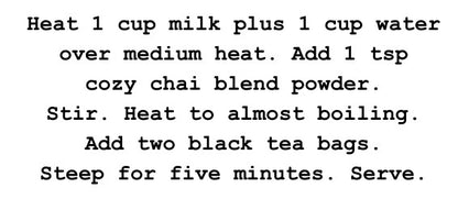 Cozy Chai Spice Blend, 1 oz (28 g) - Make Your Own Chai Tea