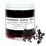 Elderberry Apple Jelly, 5 oz - Tasty Immune System Booster - Sambucus Goodness