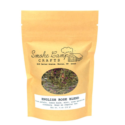 English Rose Blend Herbal Tea, 1/2 oz (14g) Pouch or Jar