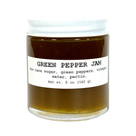 Green Pepper Jam 5 oz (142 g) - Unique Flavor Perfect for Parties - Heat & Pour Over a Block of Cream Cheese