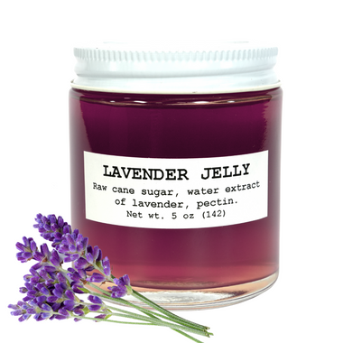 Lavender Jelly 5 oz (142 g) - Calming and Delicious Taste - A Soothing Bedtime Treat