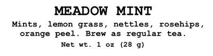 Meadow Mint, 1 oz (28 g) Herbal Tea Blend