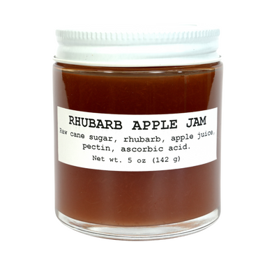 Rhubarb Apple Jam 5 oz (142 g) - Sweet and Tart Pie Flavored Jam