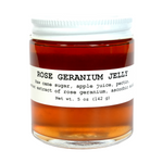 Rose Geranium Jelly 5 oz (142 g) -  Citrussy and Sweet - Amazing with French Toast