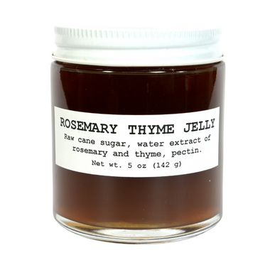 Rosemary Thyme Jelly 5 oz (142 g) - Dinnertime Herb Staple - Excellent on Lamb or Chicken