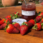 Strawberry Rhubarb Jam, 5 oz - Tangy and Sweet Combination