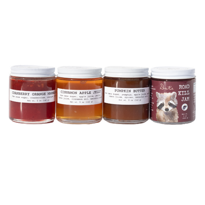 Seasonal Sampler of 12 Artisanal Goods | 4 Jams & Jellies, 4 Tea Blends, and 4 Culinary Blends | Chef Gift Set