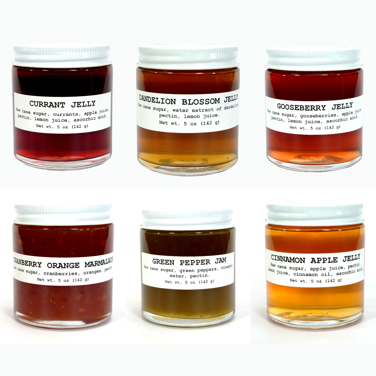 Six Pack of Jams and Jellies | Chef's Choice - Six Unusual Jams