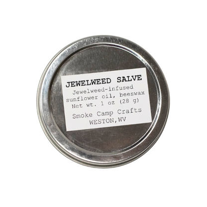 Smoke Camp Crafts Jewelweed Salve - 1 oz - Poison Ivy Relief Salve - Hunters - Hikers - Outdoorsman Salve