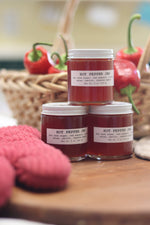 Four Pack Jam & Jelly Gift Set | Savory Jam & Jelly Collection |  Ramp  | Spiced Tomato | Green Pepper | Hot Pepper | 4-pack 5 oz Jars