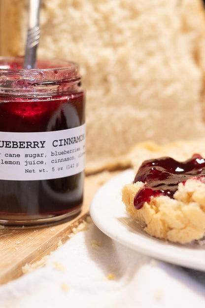 Blueberry Cinnamon Jam, 5 oz - Craft, Gourmet, Unusual Jams & Jellies Made in West Virginia