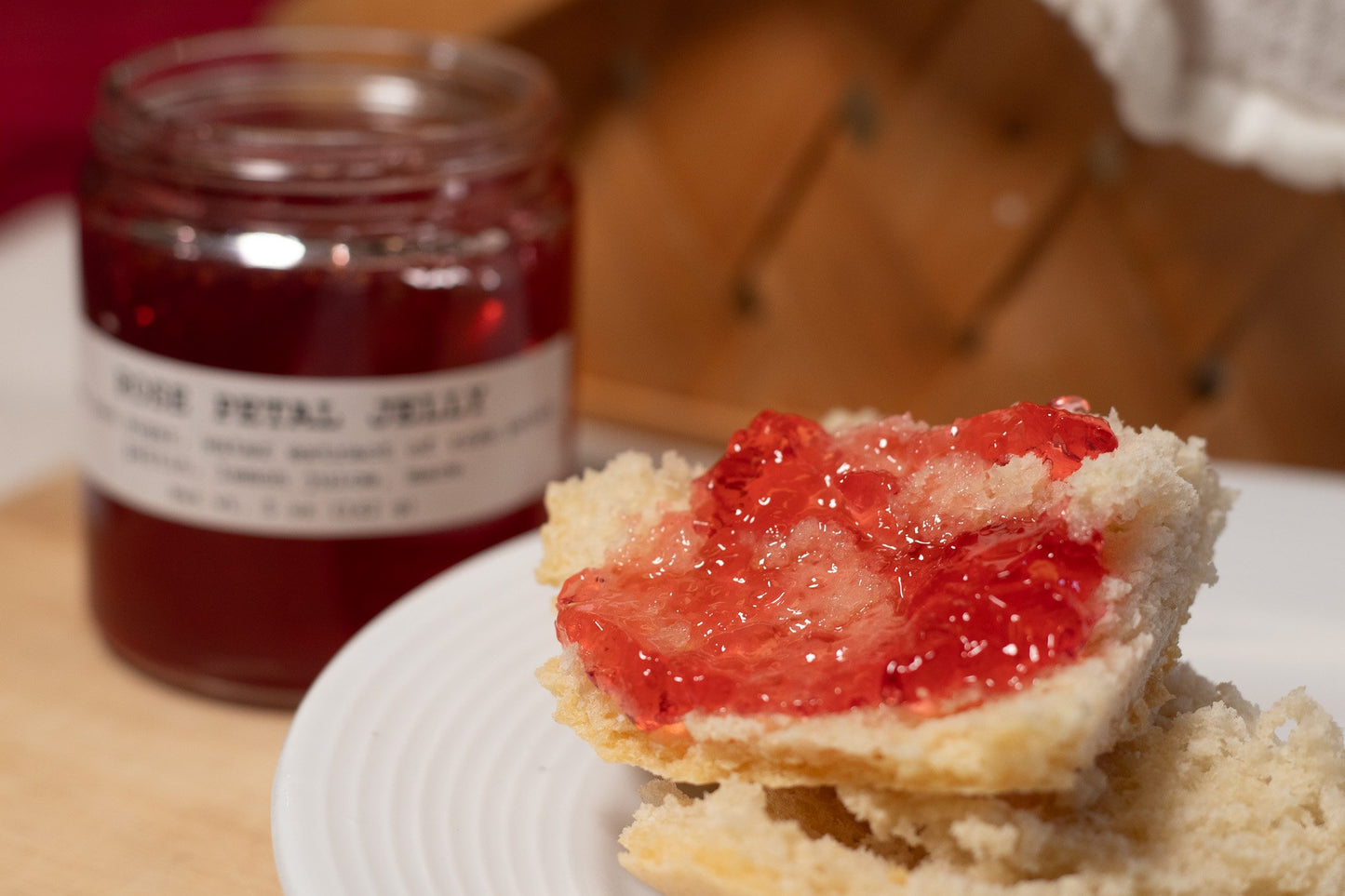 Four Pack Herbal Jam and Jelly Gift Set | Lavender Jelly | Rose Geranium Jelly | Rose Petal Jelly | Rosemary Thyme Jelly | 4-pack 5 oz Jars