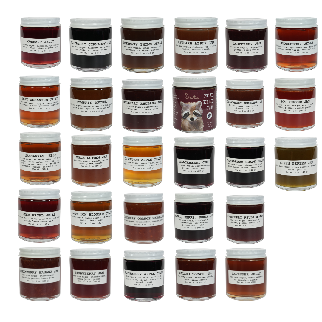 Six Pack of Jams and Jellies | Chef's Choice - Six Unusual Jams and Jellies in 5 oz Jars