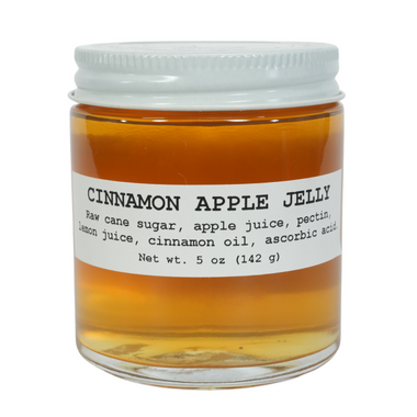 Cinnamon Apple Jelly, 5 oz - Craft, Gourmet, Unusual Jams & Jellies Made in West Virginia, USA