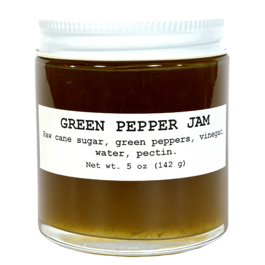 Green Pepper Jam, 5 oz - Unique Flavor Perfect for Parties