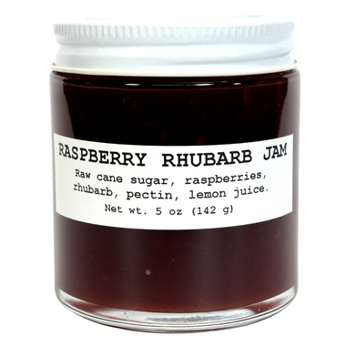 Raspberry Rhubarb Jam, 5 oz - Essential Baking Ingredient