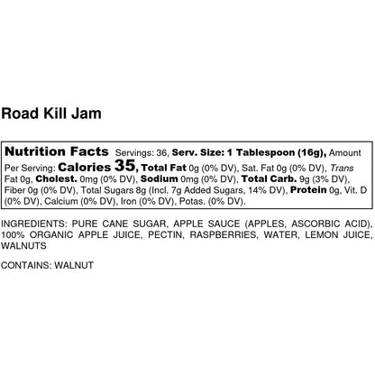 Road Kill Jam, 16 oz Mason Jar